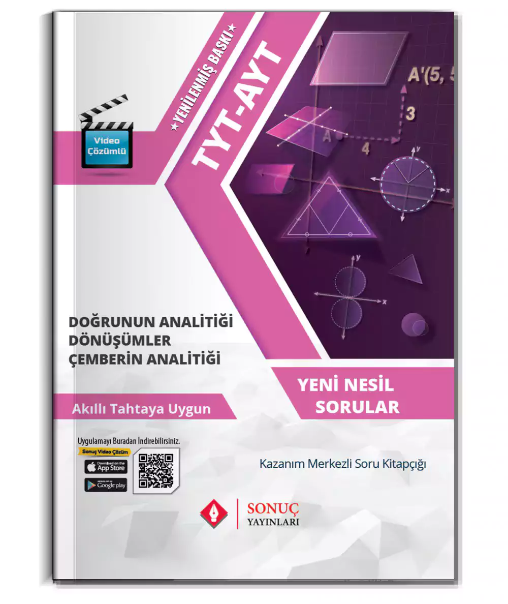 Tyt-ayt Doğrunun Analitiği Dönüşümler Çemberin Anl.  Sonuç Yayınları 2024-2025