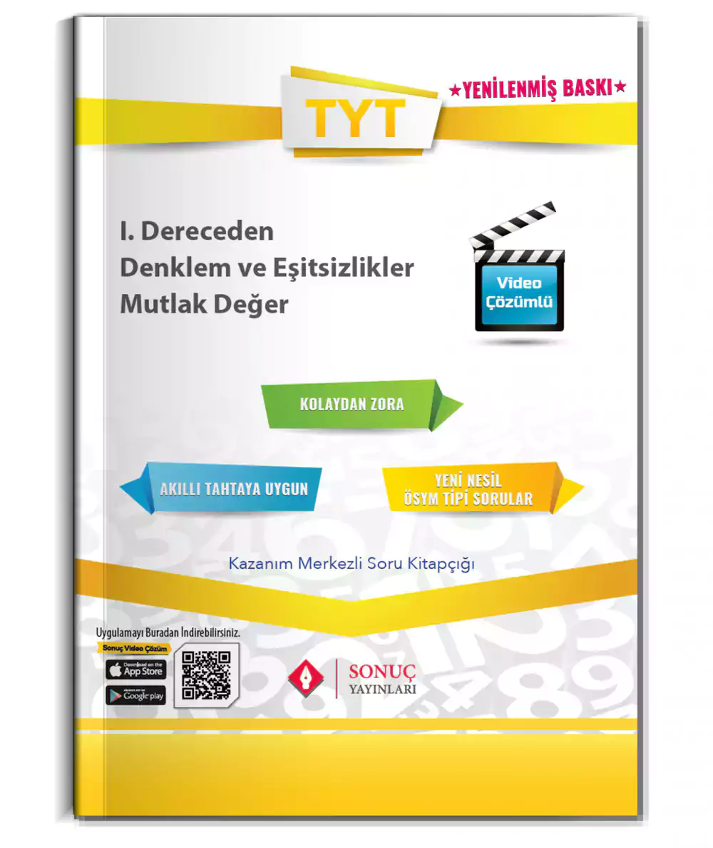 Tyt I.dereceden Denklem Ve Eşitsizlikler Mutlak Değer  Sonuç Yayınları 2024-2025