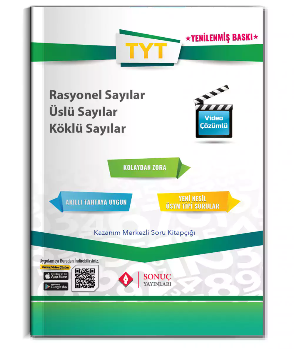 Sonuç Yayınları TYT Rasyonel Sayılar Üslü Sayılar Köklü Sayılar 2024-2025