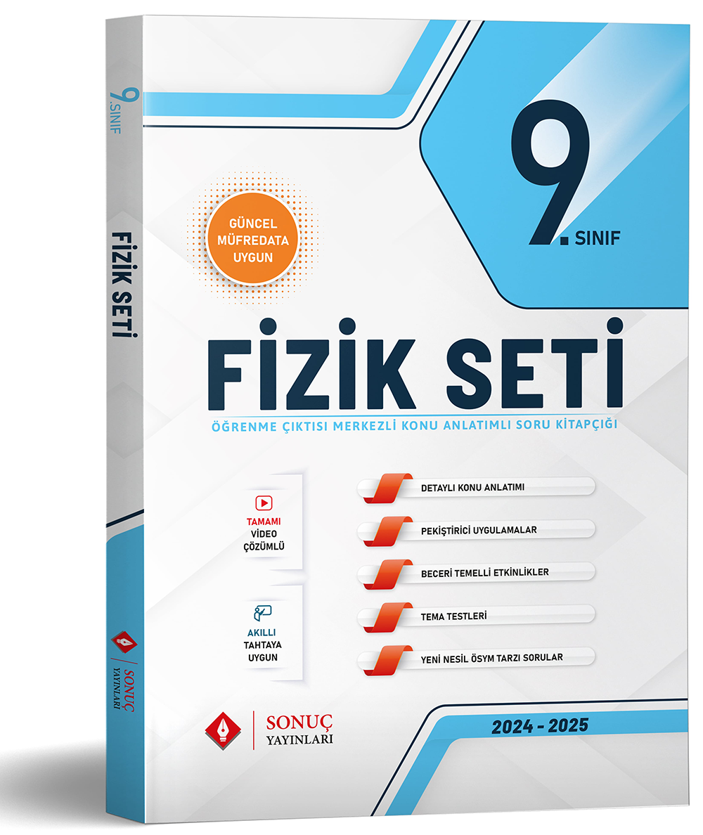 9.Sınıf Fizik Seti 2025 güncel müfredata uygun