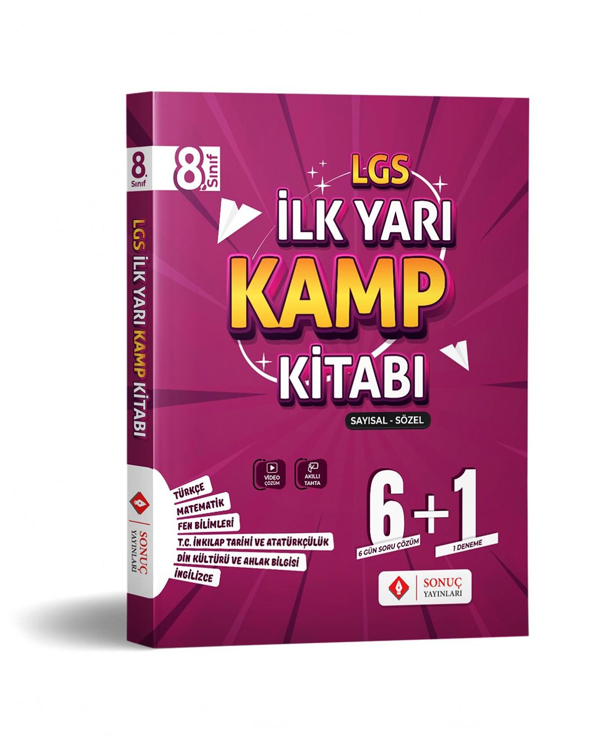Sonuç Yayınları 8. Sınıf LGS İlk Yarı Kamp Kitabı - Sayısal & Sözel