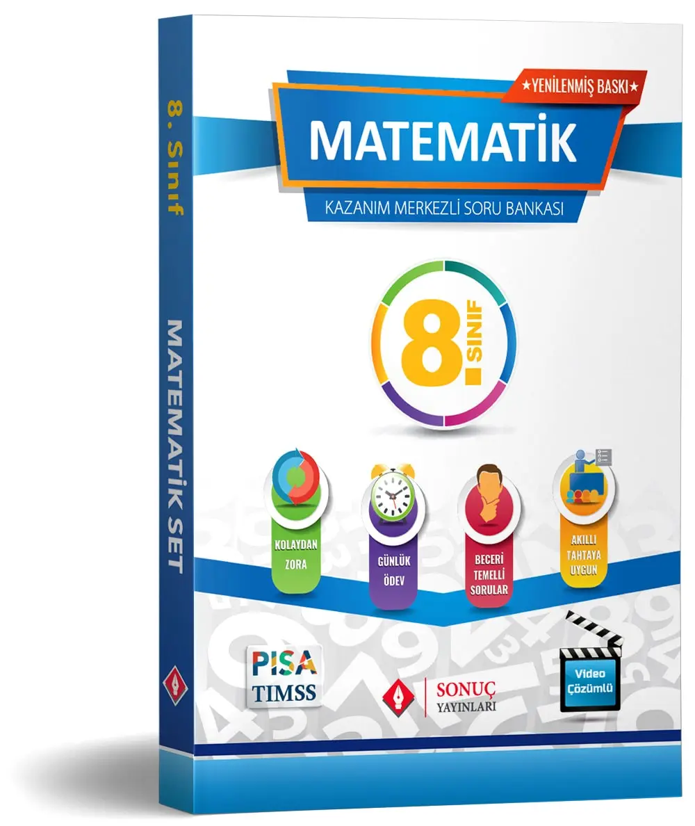 8.sınıf Matematik Modüler Set Sonuç Yayınları Ortaokul
