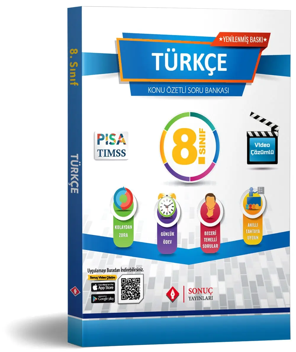 Sonuç Yayınları 8.sınıf Türkçe Modüler Set 2024-2025