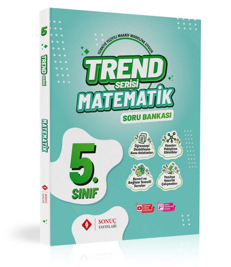 Sonuç Yayınları Trend Serisi 5.Sınıf Matematik Soru Bankası