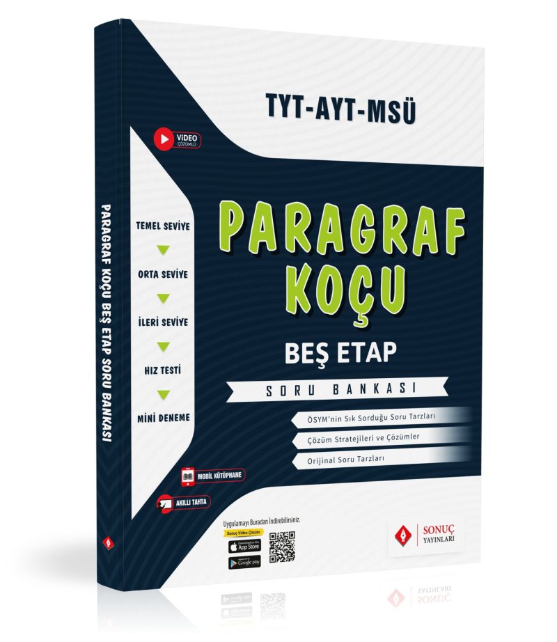 Sonuç Yayınları Paragraf Koçu Beş Etap Soru Bankası 2026 - 2027