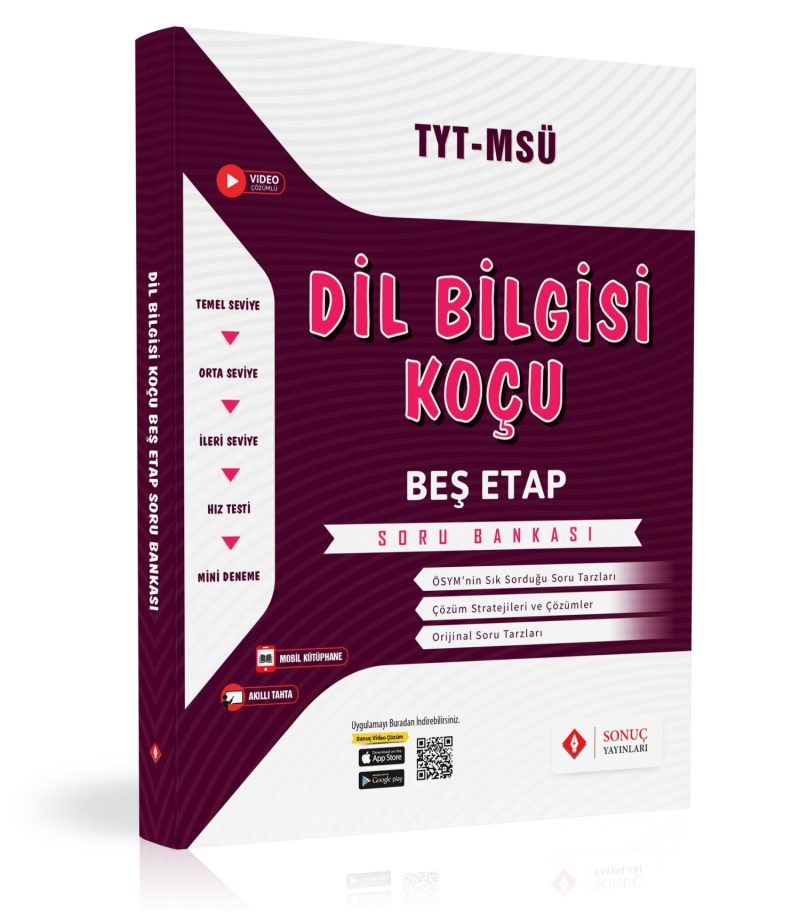 Sonuç Yayınları Dil Bilgisi Koçu Beş Etap Soru Bankası