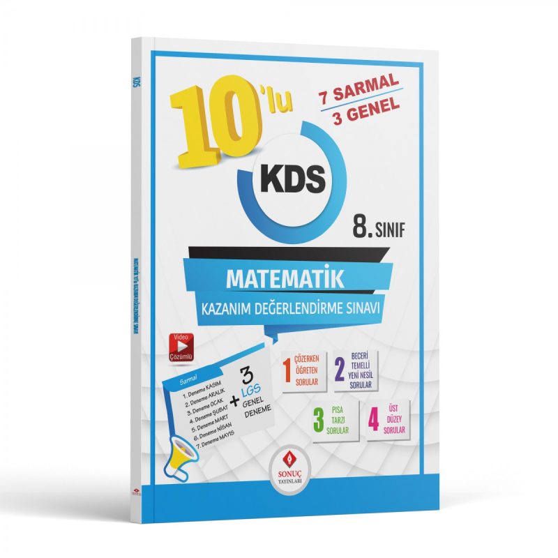 8.sınıf 10lu Kds Matematik Deneme 2026 - 2027