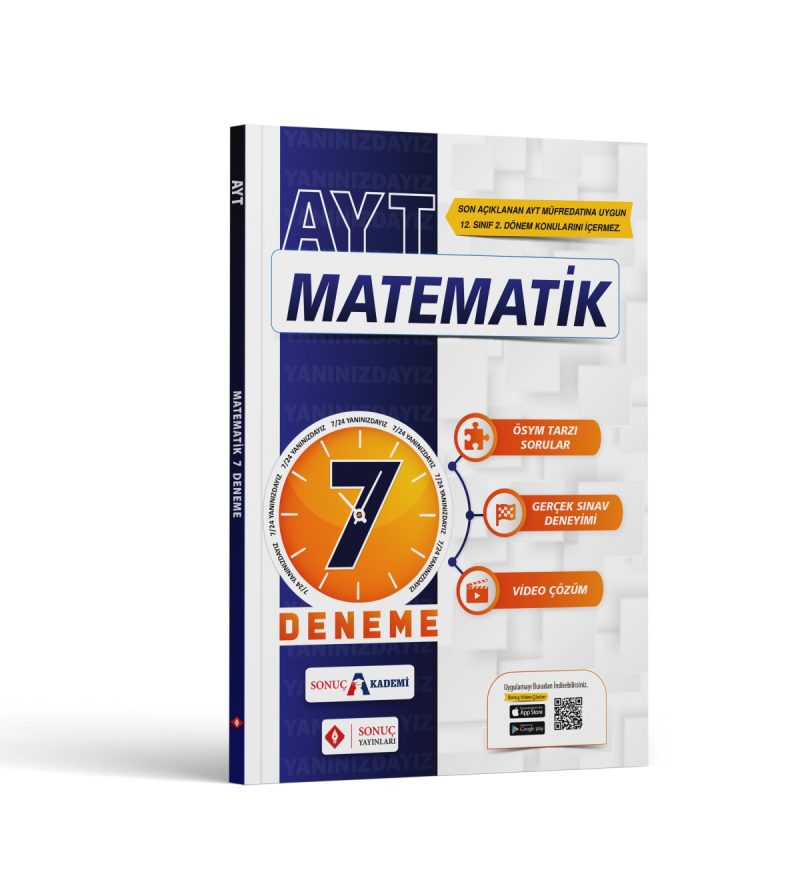 Ayt Matematik 7'li Deneme Sonuç Yayınları 2026 - 2027