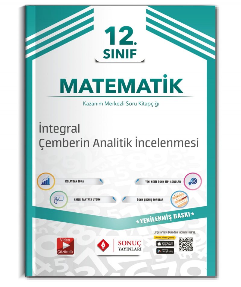 Sonuç Yayınları 12.sınıf İntegral Çemberin Analitik İncelenmesi 2026 - 2027
