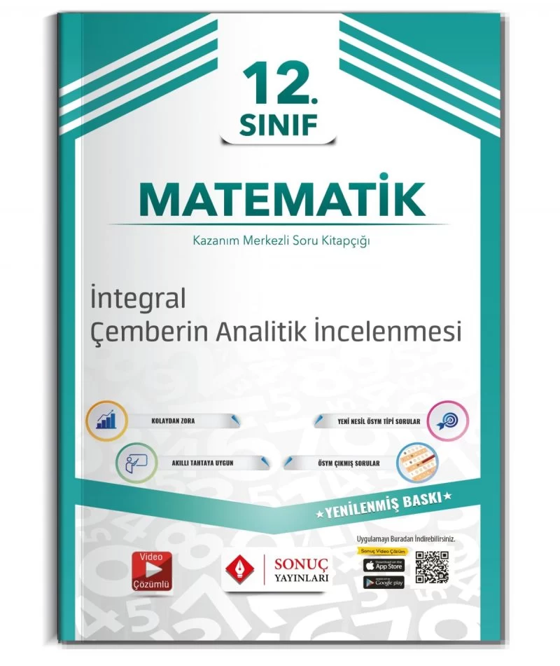 Sonuç Yayınları 12.sınıf İntegral Çemberin Analitik İncelenmesi 2026 - 2027