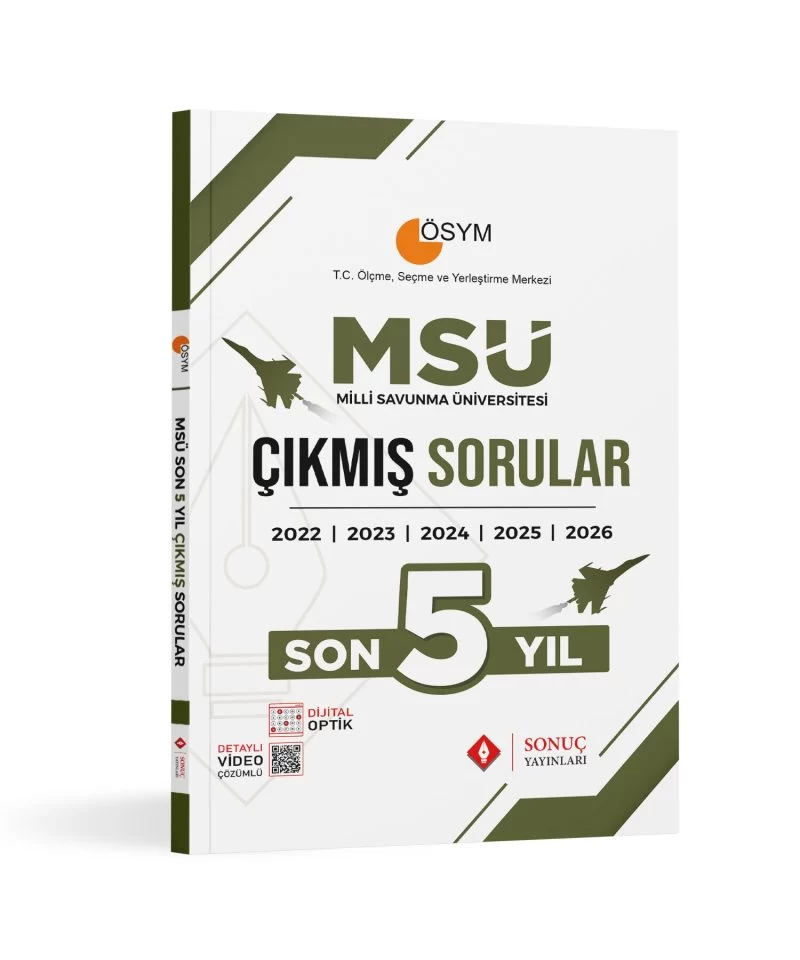 MSÜ Son 5 Yıl Çıkmış Sorular