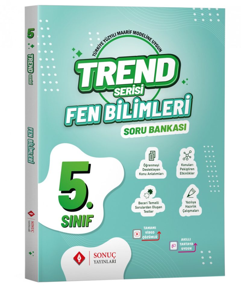Sonuç Yayınları Trend Serisi 5.Sınıf Fen Bilimleri Soru Bankası